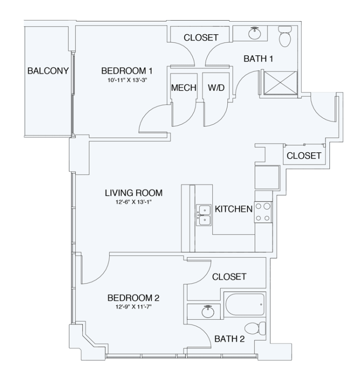Floor Plan of SkyHouse