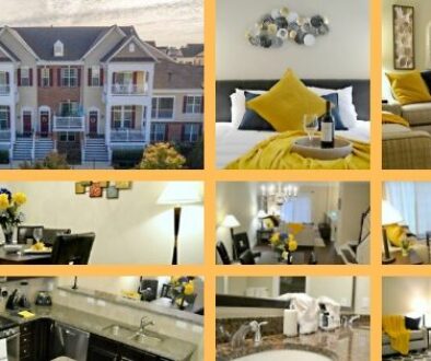 Brier Creek Furnished Apartments building and indoor rooms
