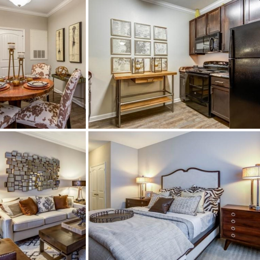 Peak Suites Maystone at Wakefield dining, kitchen, couch, bedroom