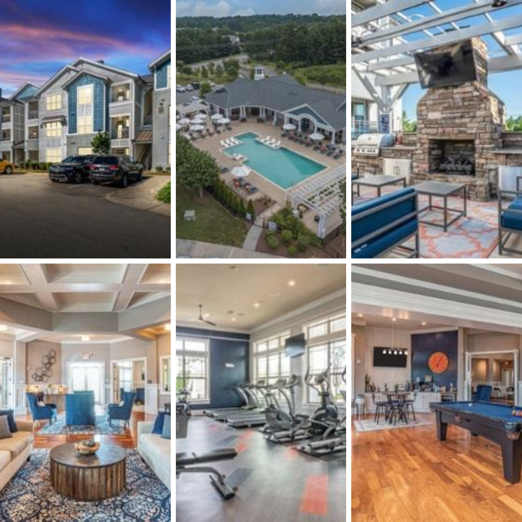 Peak Suites Raleigh Crest at Brier Creek Outside Photos Building Pool Seating Indoor Photos Lounge Gym Billiards Room