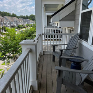 furnished apartment north carolina balcony